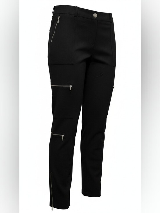 Celine Pants - Celine Black A/W 2002 Black Wool Cargo Trouser